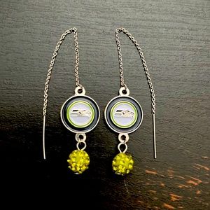 Seattle Seahawks beautiful earrings